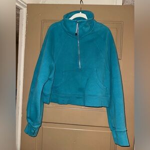 Scuba Oversized Funnel Neck Half-zip